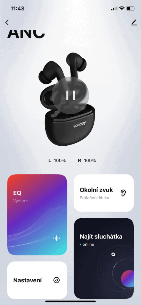 Ekran główny aplikacji mobilnej
