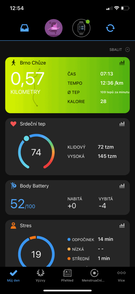 Ekran główny aplikacji mobilnej