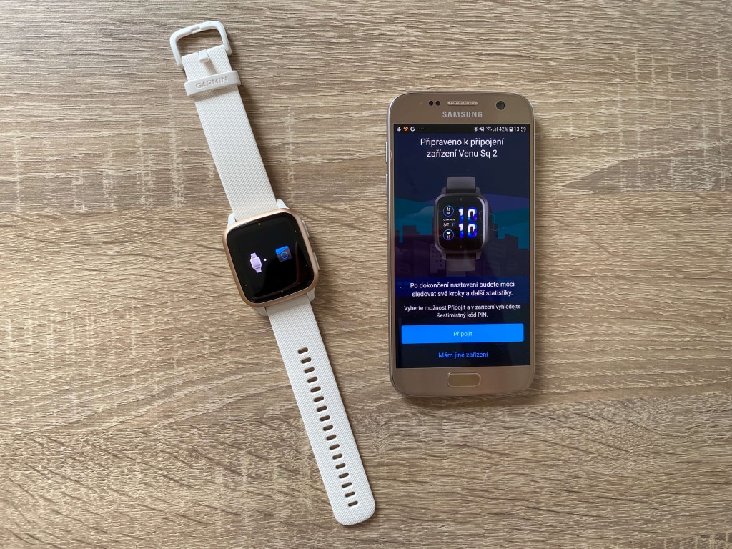 Do parowania używana jest aplikacja Garmin Connect