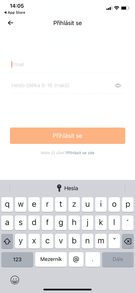 Tworzysz konto użytkownika w aplikacji