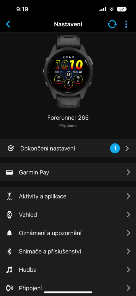 Aplikacja umożliwia wprowadzenie wszystkich potrzebnych ustawień