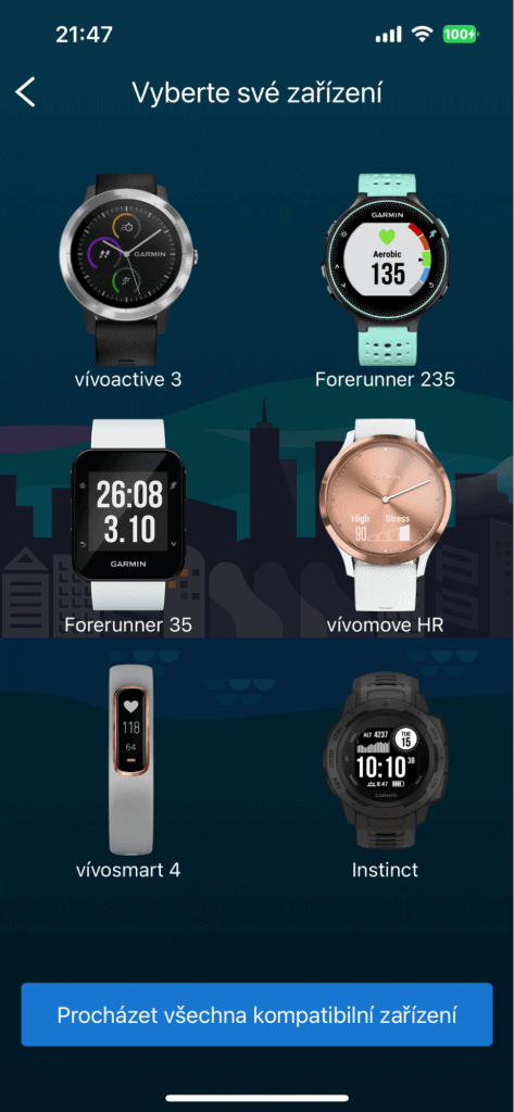 Wybierz typ urządzenia