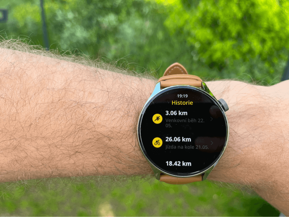 Dostępna jest również historia aktywności