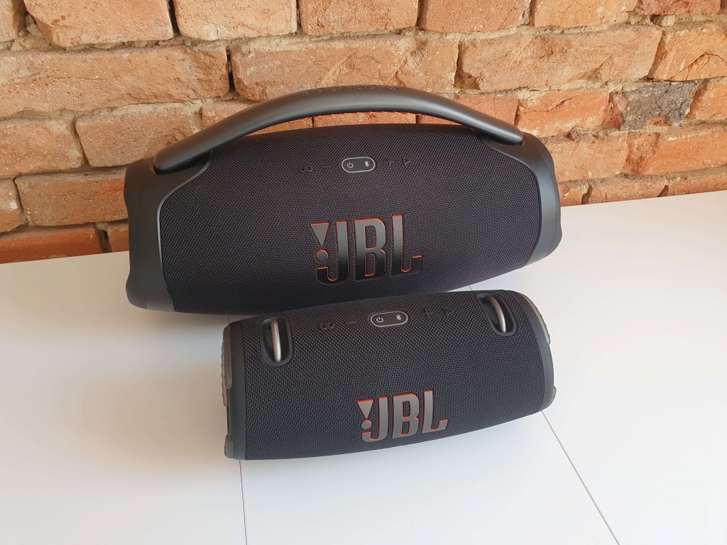 Boombox 3 i Xtreme 3 mają ze sobą wiele wspólnego, ale wymiary już nie