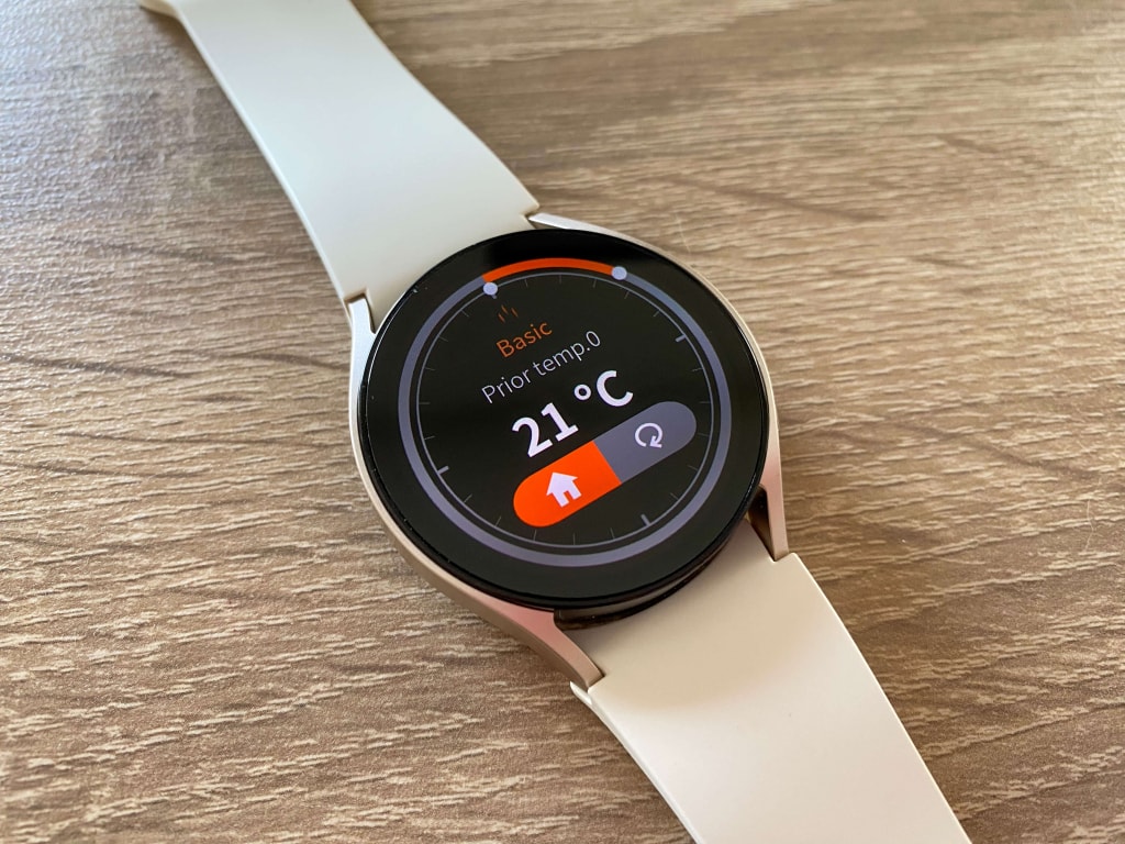 Temperaturę powierzchni można zmierzyć za pomocą aplikacji innej firmy