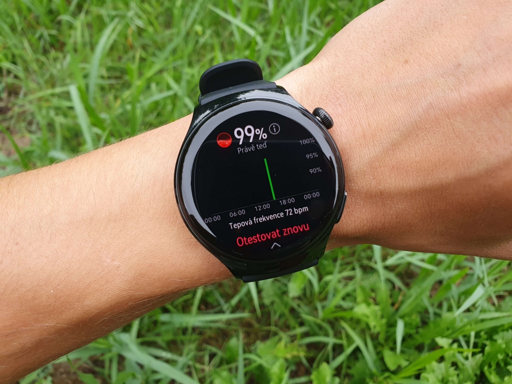 Pomiar trwa około 30 sekund w spoczynku