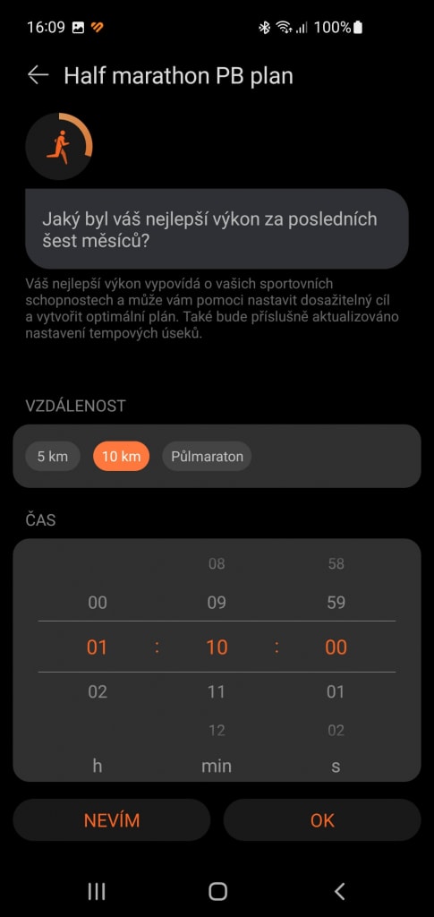 Czwarty krok służy do wprowadzenia najlepszego czasu