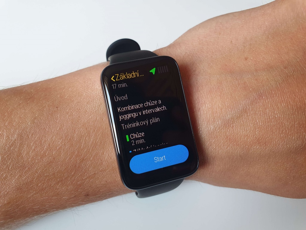 Doceniane są treningi bezpośrednio w bransoletce