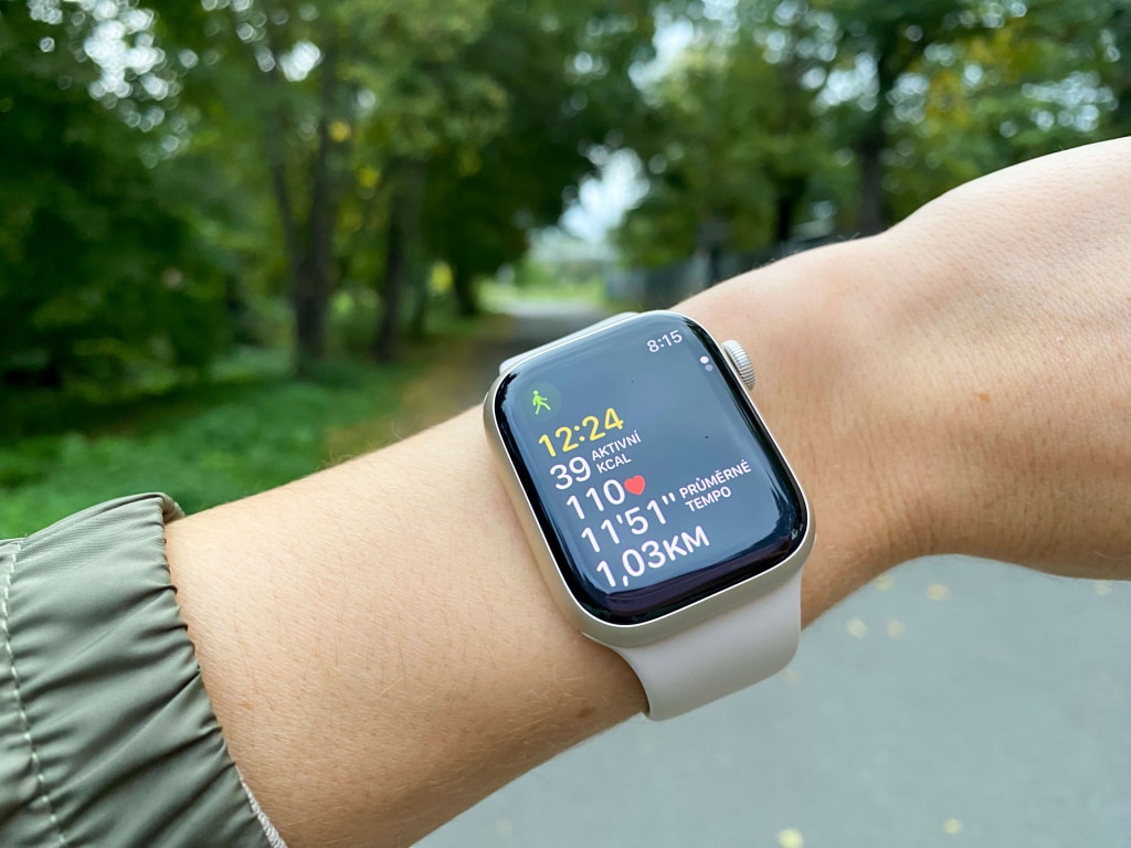 Dane podczas chodzenia