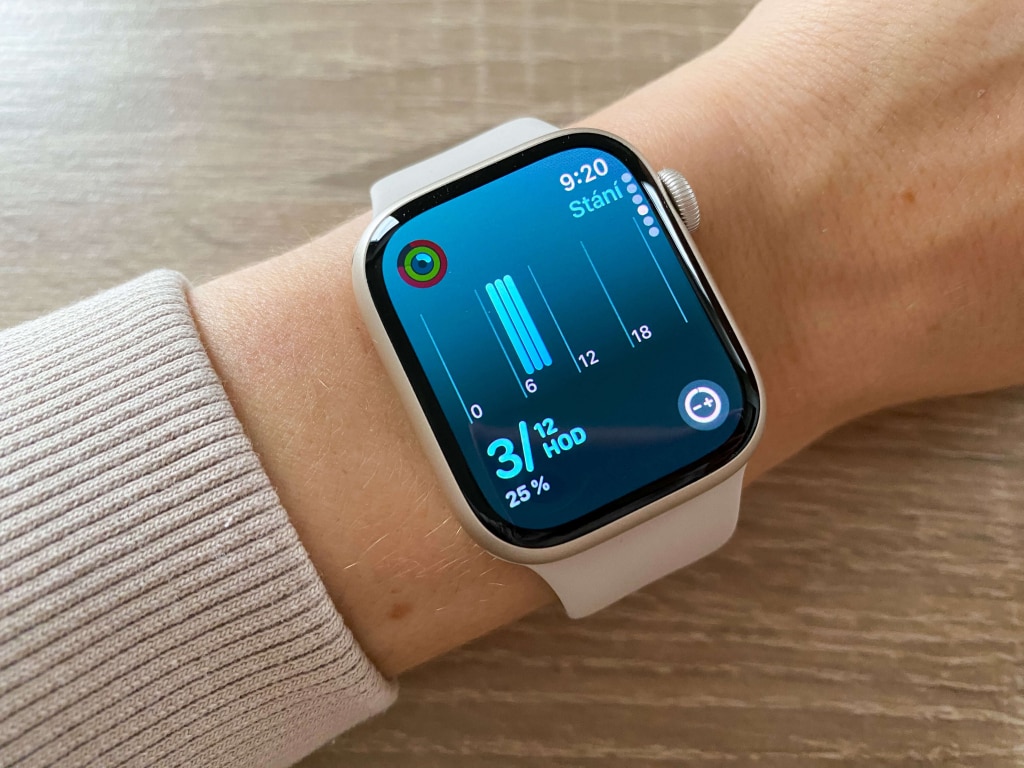 Czas spędzony w pozycji stojącej