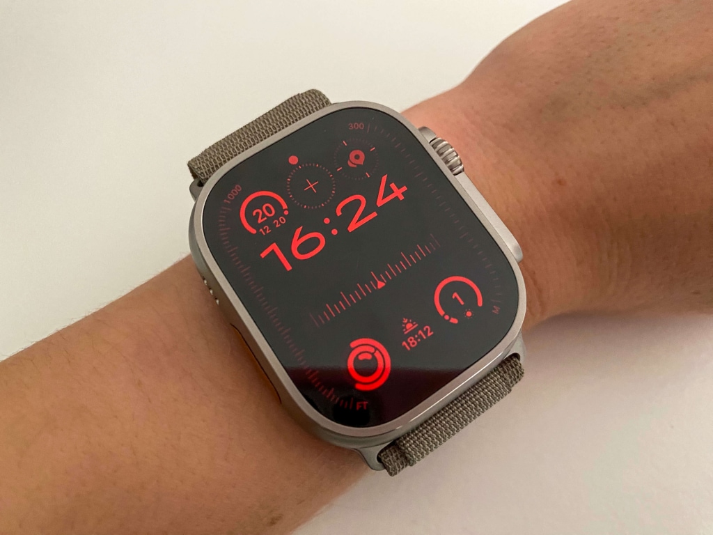 Tryb nocny na zegarku