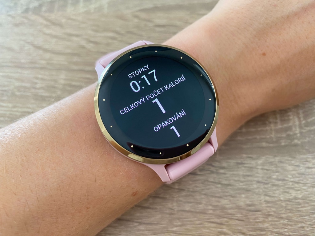 Informacje podczas ćwiczenia