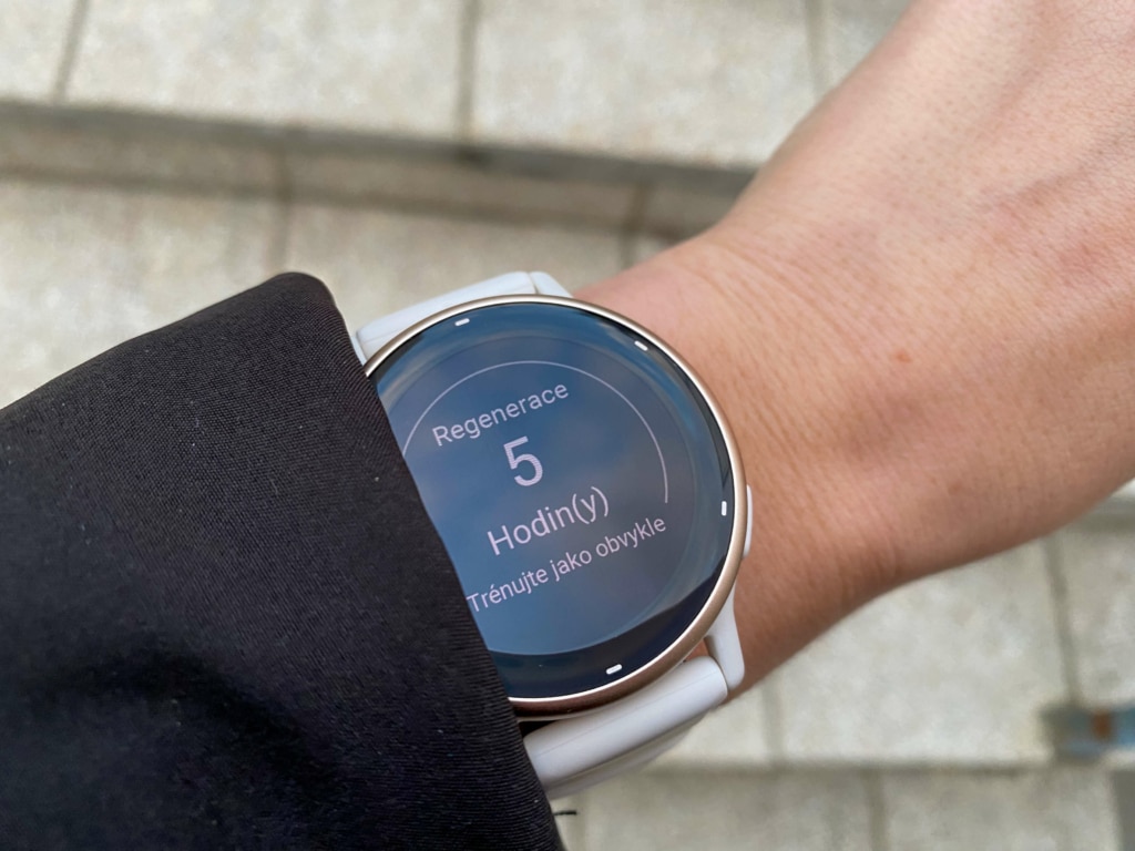 Wyświetlanie czasu potrzebnego na regenerację