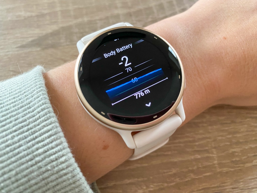 Wpływ aktywności na Body Battery