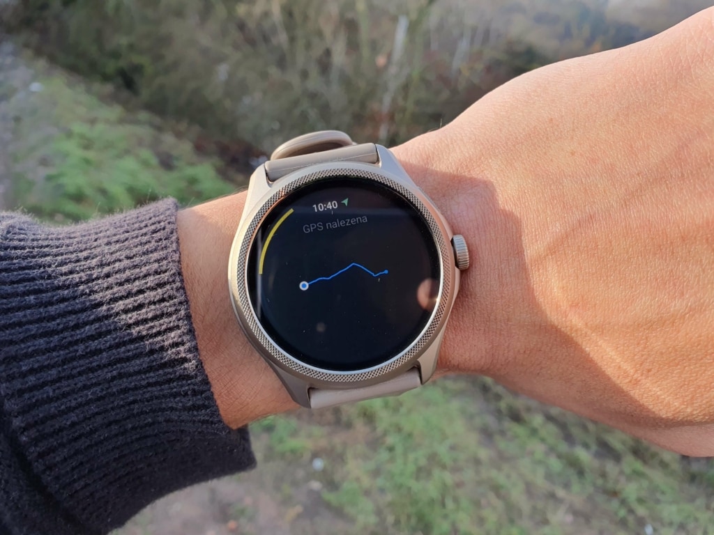 Zegarek rejestruje trasę, ale nie oferuje nawigacji offline