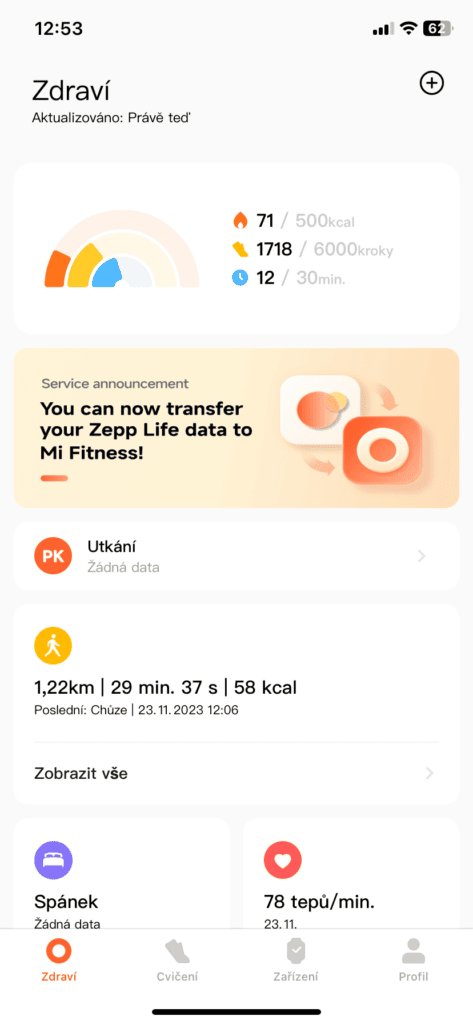 Dane w aplikacji mobilnej