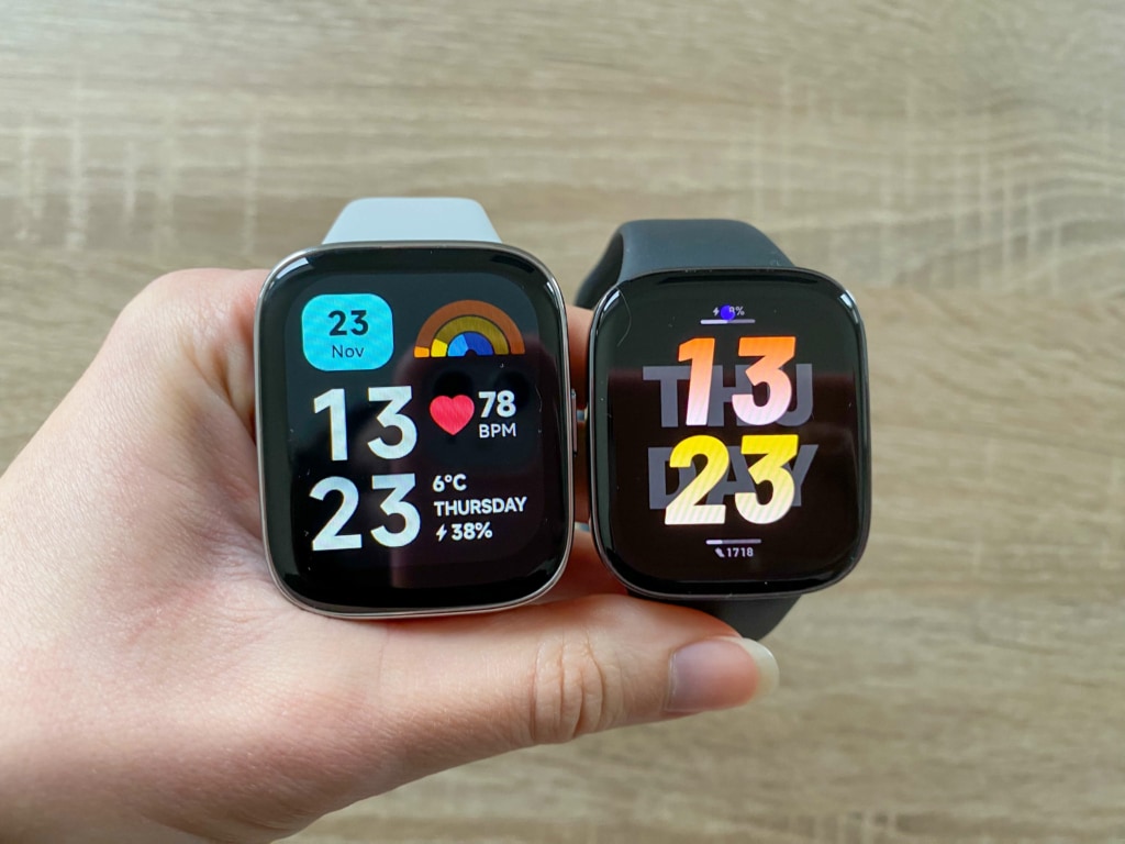 Zegarek ma większy wyświetlacz niż Redmi Watch 3