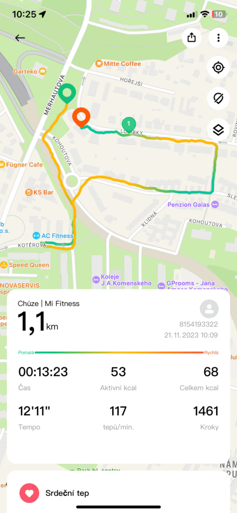 Trasa w aplikacji mobilnej