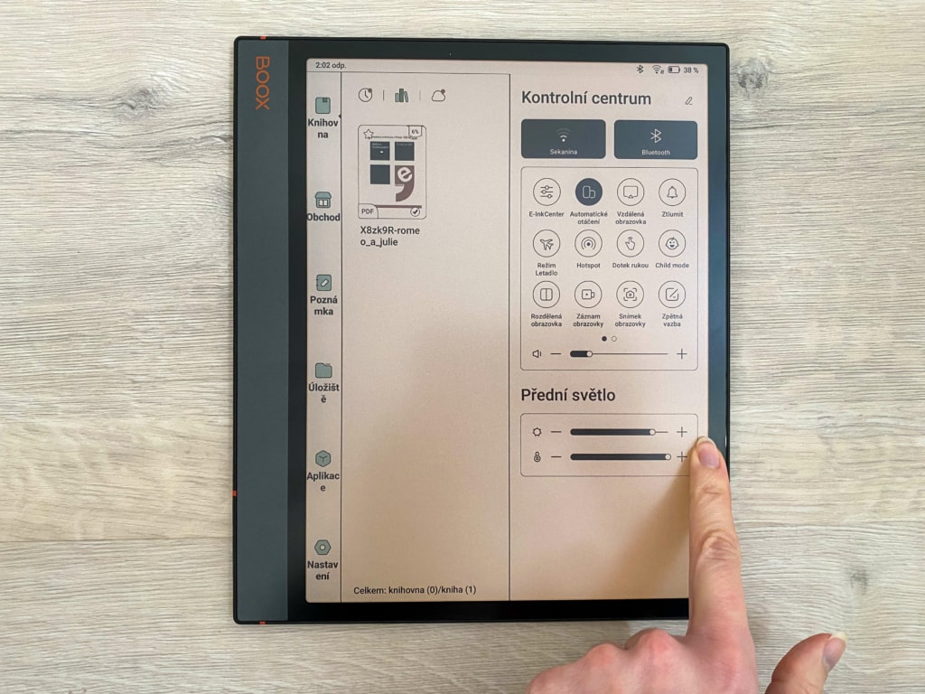 Ciepłe podświetlenie