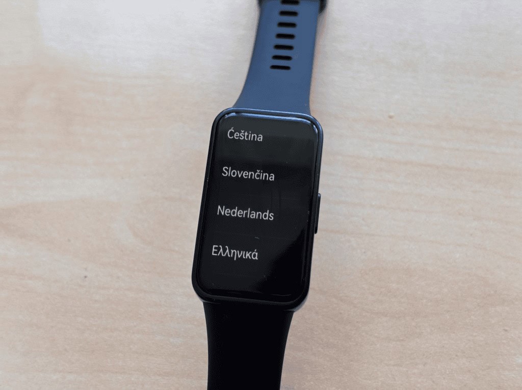 Obsługiwany jest język czeski