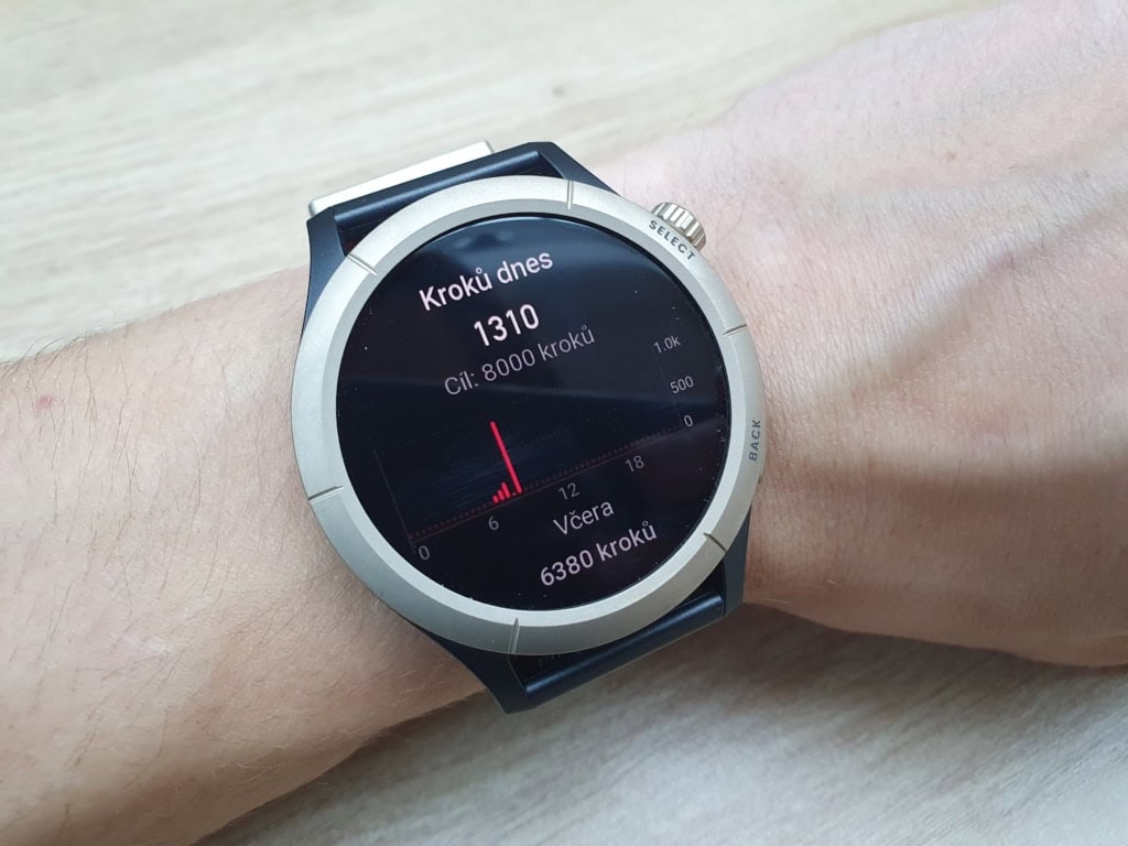 W podsumowaniu aktywności znajdziemy kilka podstawowych aktywności ruchowych