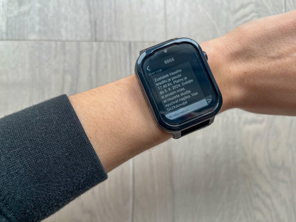 Przychodząca wiadomość SMS