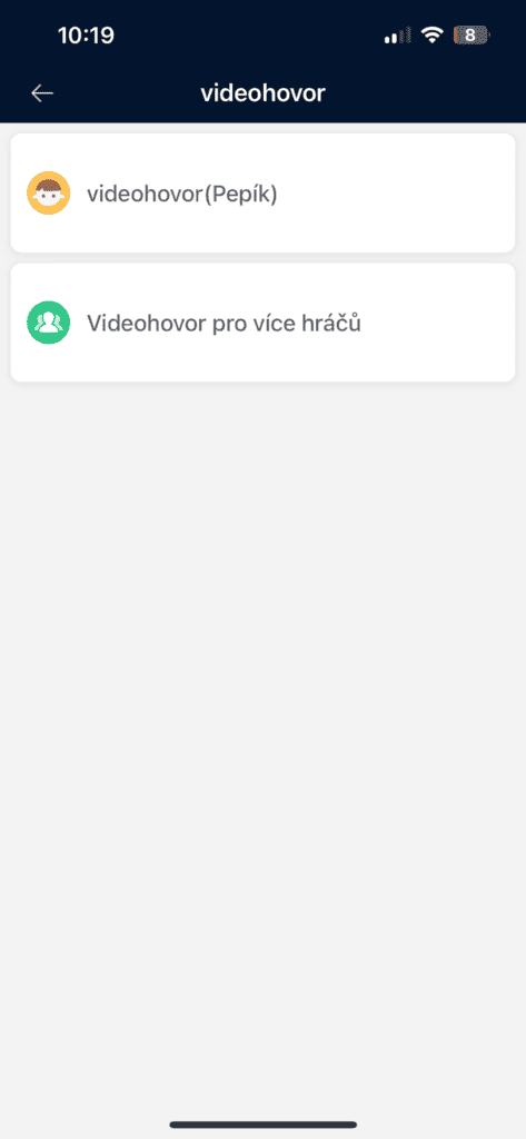 Połączenia wideo w aplikacji mobilnej