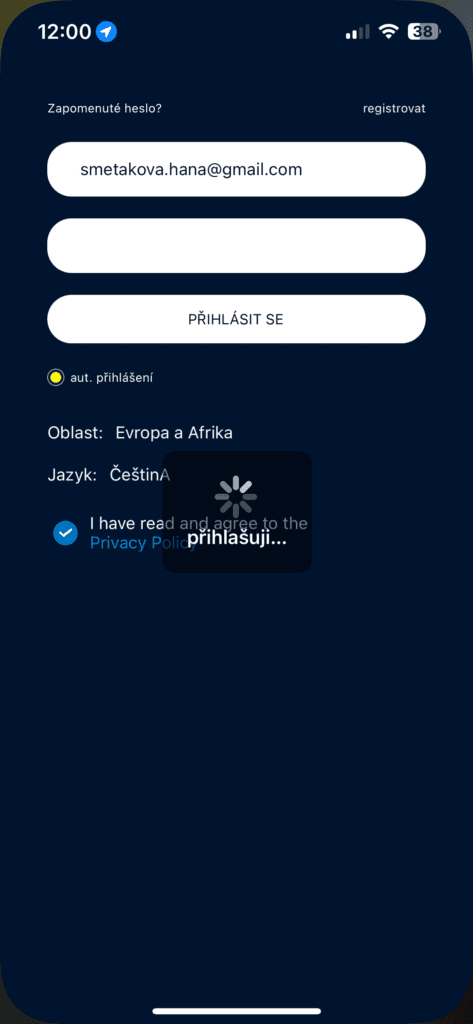 Logowanie do aplikacji mobilnej