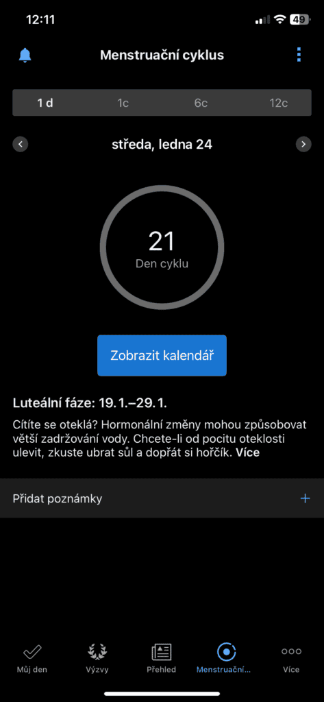 Monitorowanie cyklu menstruacyjnego