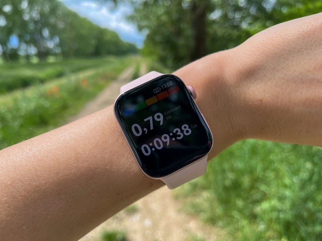 Informacje o dystansie i czasie