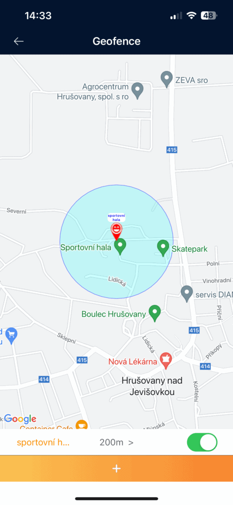 Konfigurowanie bezpiecznych stref