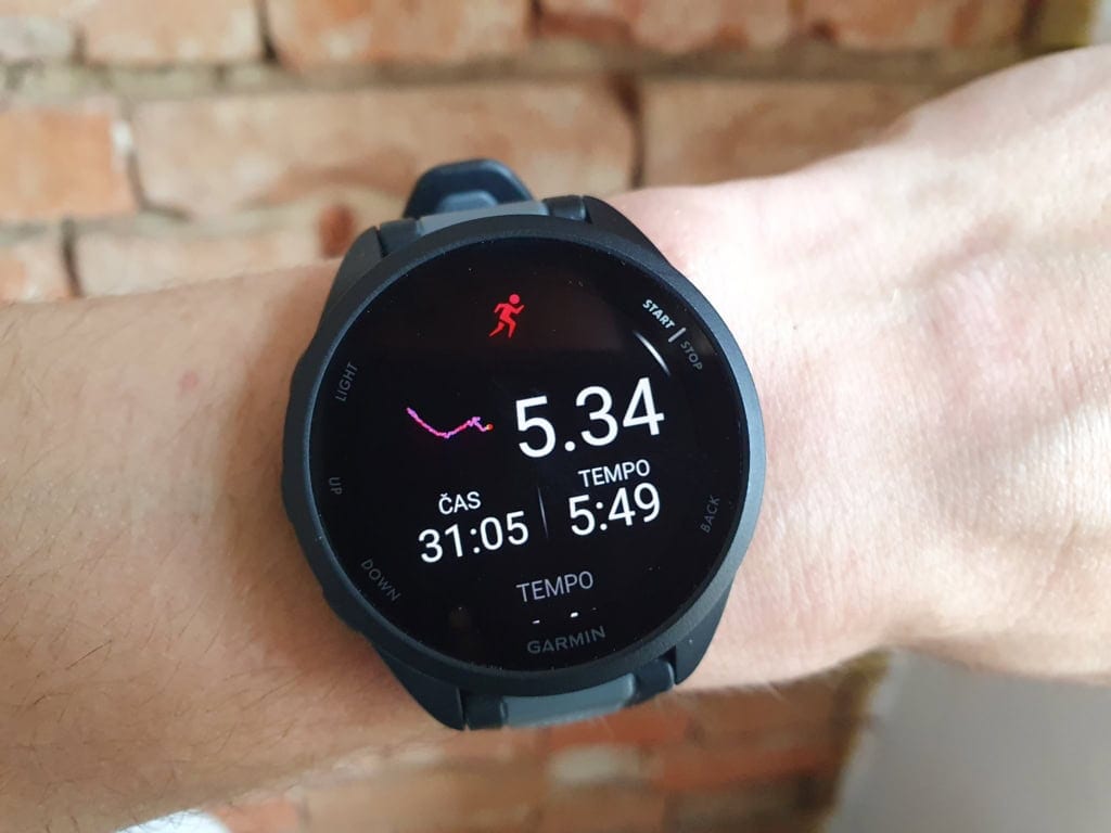 Moduł GPS rejestruje trasę treningu