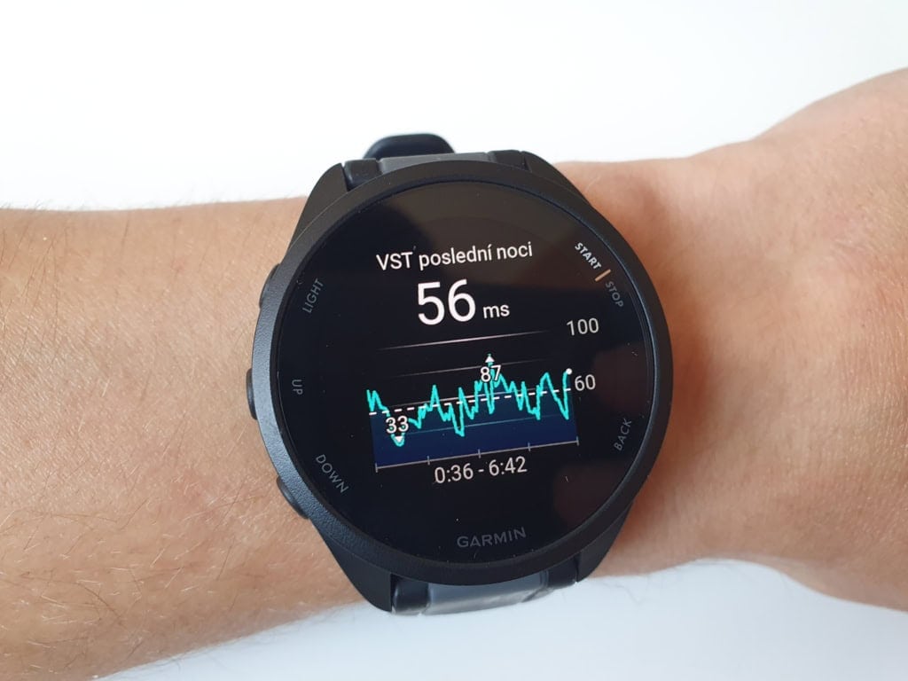 Zmienność tętna może być również mierzona w nocy