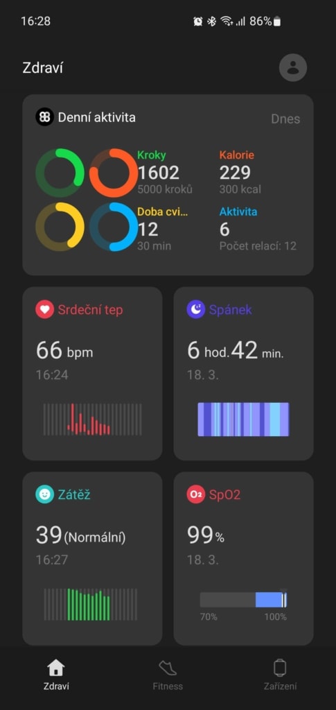 Aplikacja OHealth jest przejrzysta i intuicyjna