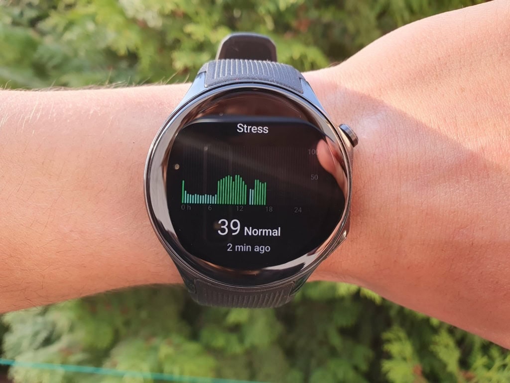 W zegarku można śledzić rozwój obciążenia stresem