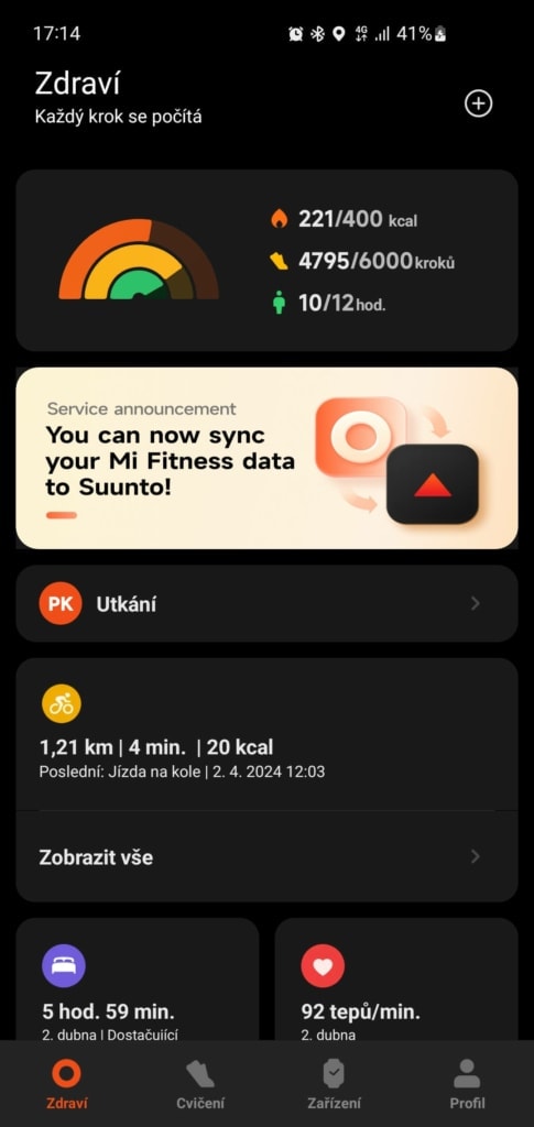 Aplikacja jest przejrzysta