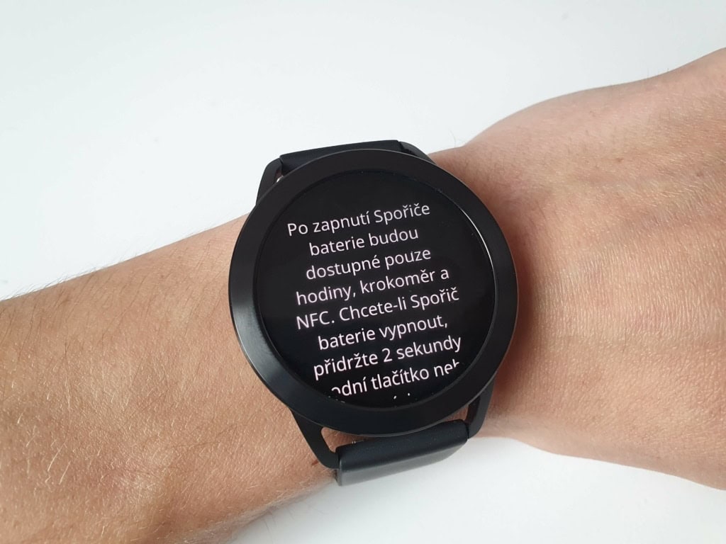 W trybie oszczędzania energii funkcje są ograniczone