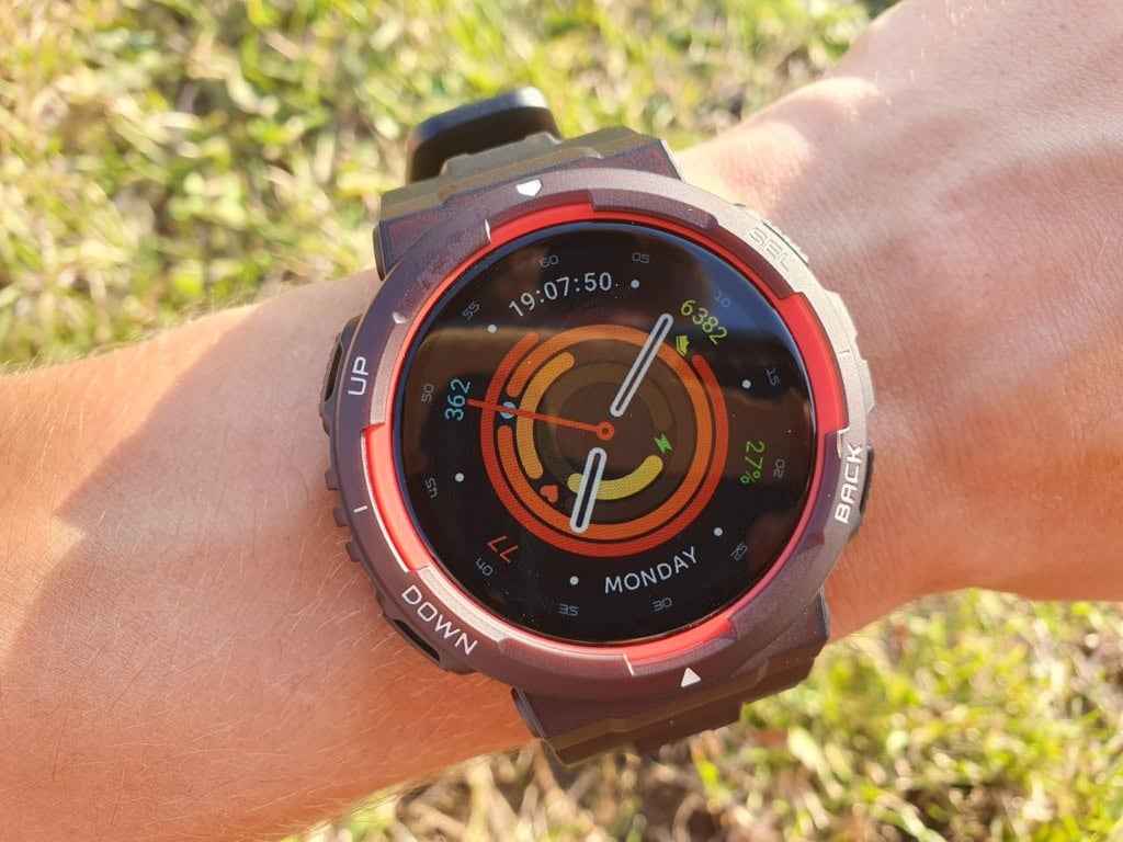 Jest dobrze widoczny w bezpośrednim świetle słonecznym