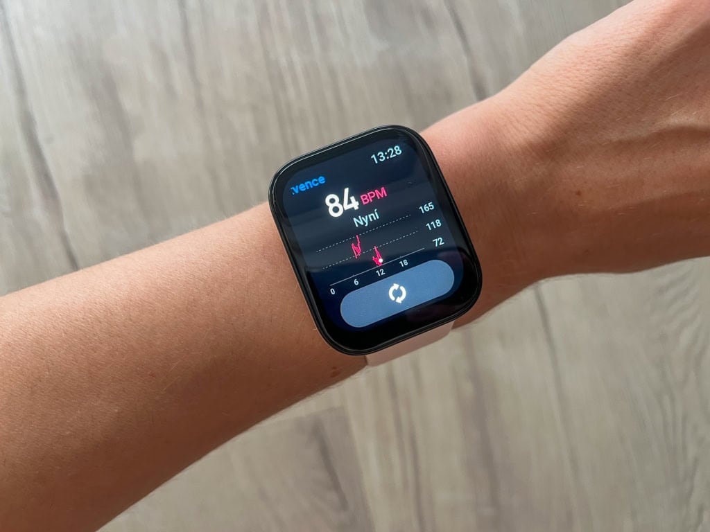 Dane można również przeglądać retrospektywnie