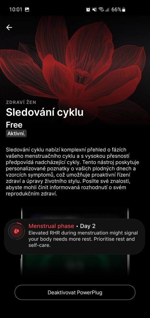 Monitorowanie cyklu menstruacyjnego jest dostępne dla kobiet