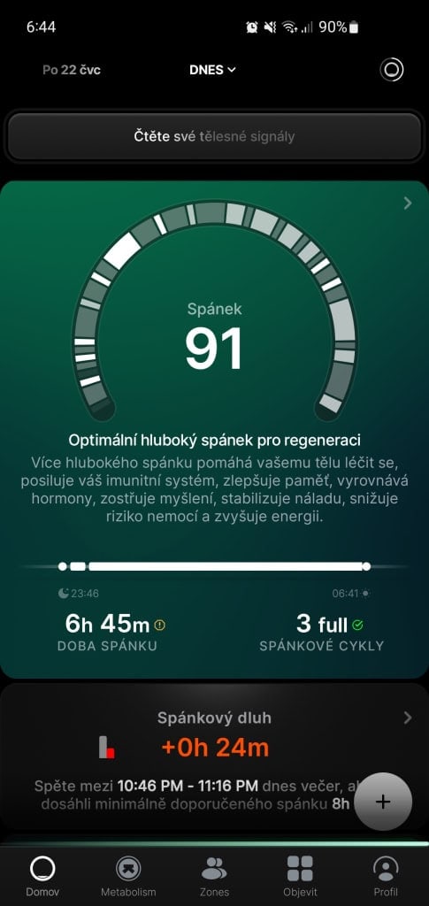 Analiza zaraz po przebudzeniu