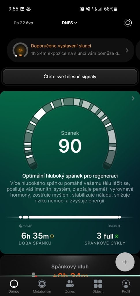 Analiza po kilku godzinach