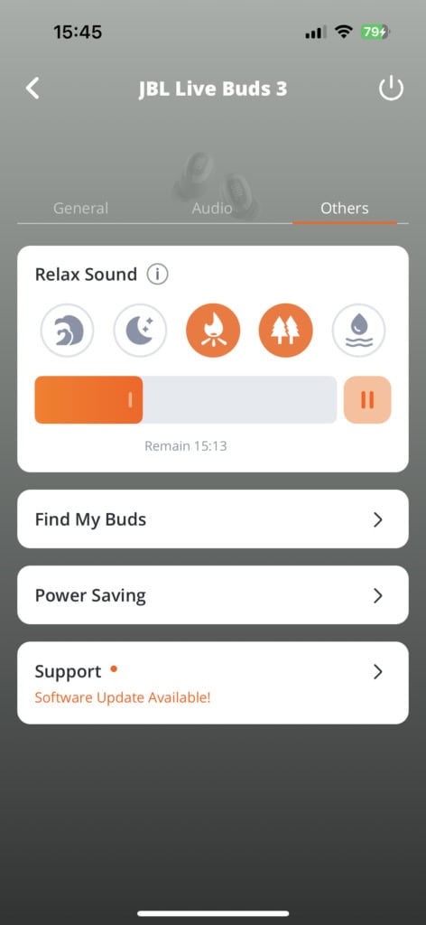 Funkcje wyszukiwania lub tła dźwiękowego