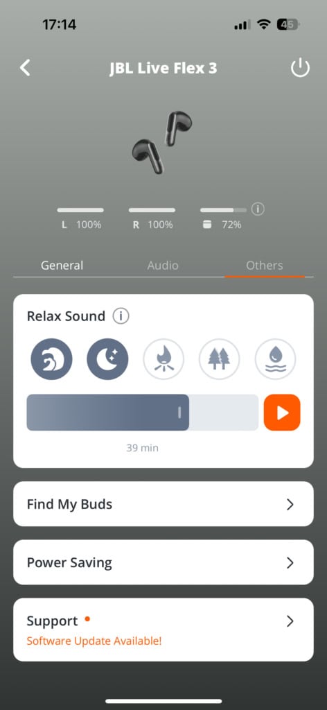 Relaksujące dźwięki w tle