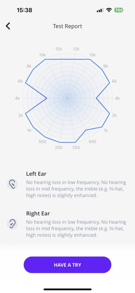 Dostosowuje dźwięk do swoich braków
