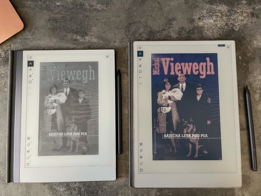 Paper Pro posiada kolorowy wyświetlacz