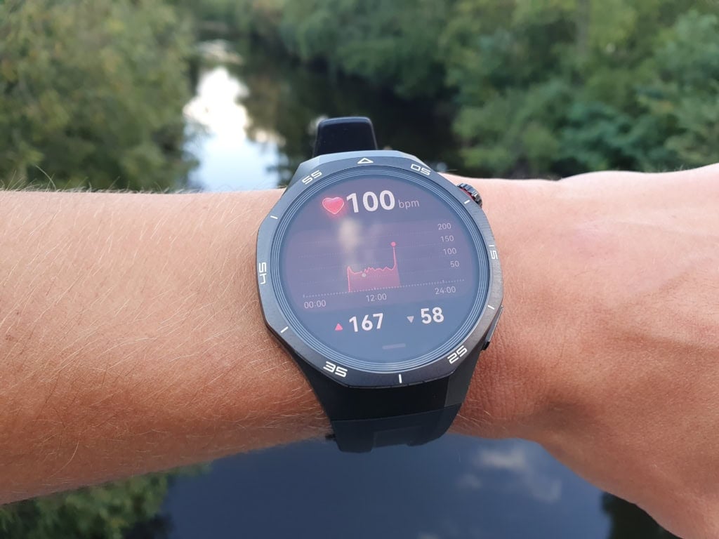 Tętno jest rejestrowane w sposób ciągły