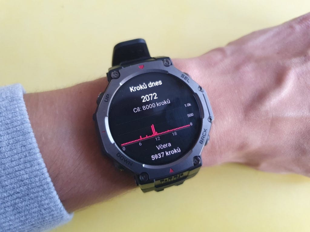 Celem dziennym są również kroki