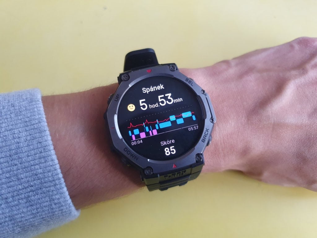 Analiza snu w zegarku jest krótka