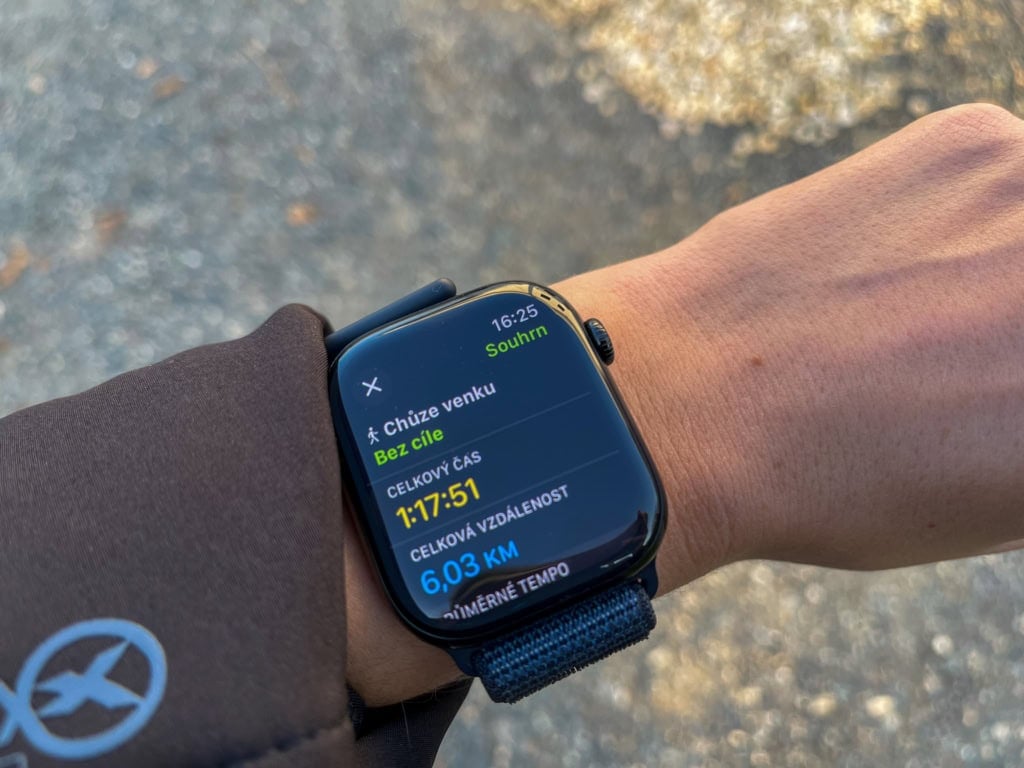 Dane po zakończeniu treningu